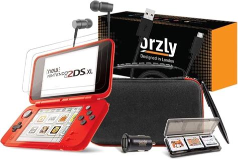 Orzly 2DSXL Accessories, Ultimate Starter Pack for New Nintendo 2DS XL ...