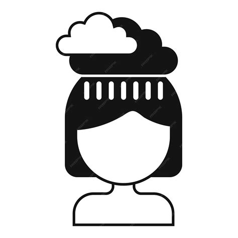 Premium Vector Depression Female Menopause Icon Simple Vector Flash