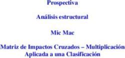 Prospectiva Análisis estructural Mic Mac Matriz de Impactos Cruzados