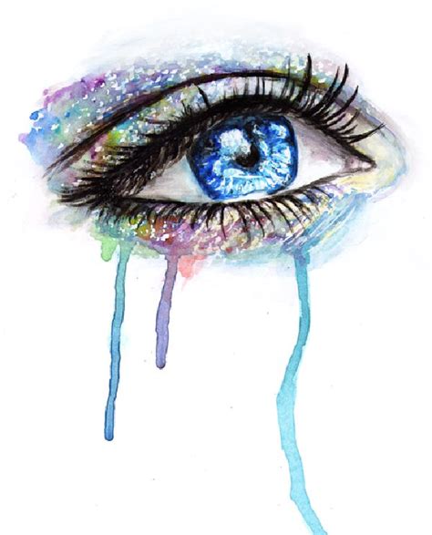 Emotional Eye Glittring Color Painting That Will Fills You With Love To It Mắt