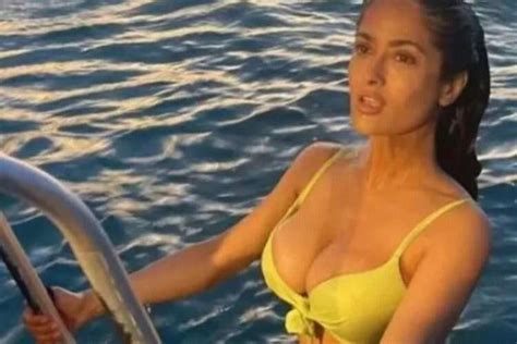 Ya Ndaki Salma Hayek Ten Tatil Pozu Bursa Hakimiyet