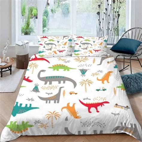 X Cm Housse De Couette Dinosaure De Dessin Anim Enfant Ado D