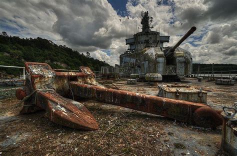 Rusting Graveyard of Abandoned French Navy Ships - Urban Ghosts