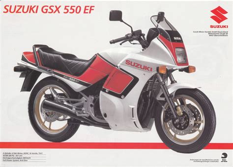 Prospekt Suzuki Gsx Ef Prospekt Flyer Blatt Seiten Aus