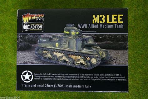 M3 LEE Allied Medium Tank Bolt Action Warlord Games 28mm ARCANE