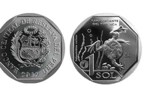 El BCR Lanza Nueva Moneda De Un Sol Alusiva A La Rana Gigante Del Titicaca