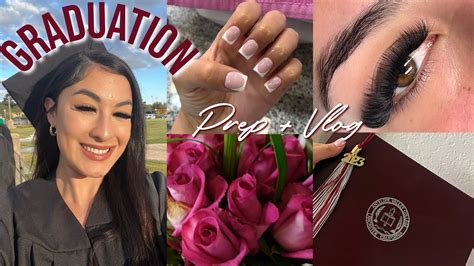 Grwm For College Graduation Prep Vlog Class Of 2023 ♡ Nails