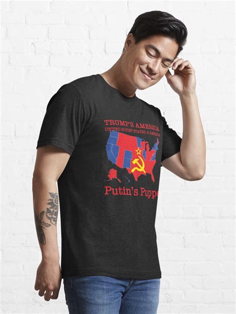 Trump S America Putin S Puppet Political Design Trump Putin T Shirt