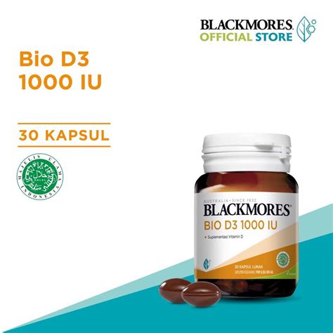 Jual Blackmores Bio D Iu Suplemen Vitamin D Kalbe Halal Varian