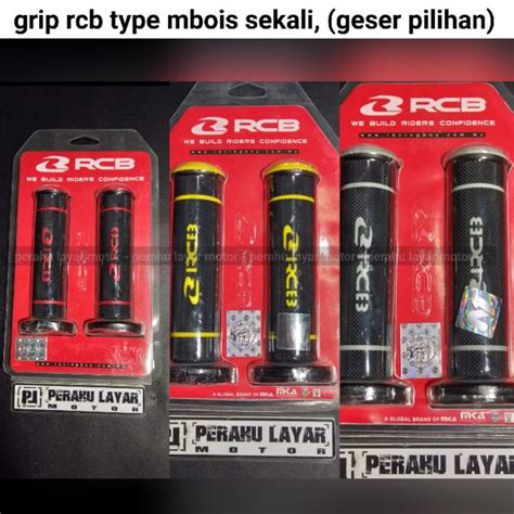 Jual Hand Grip Handgrip Hanfat Karet Stang Rcb Warna Shopee Indonesia