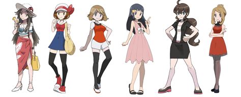 【画像】ポケモン歴代女主人公の「未来の姿」がふつくしい ハプウの大人の姿もかわえええ【ファンアート】 ぽけりん＠ポケモンまとめ