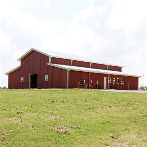 Prefab Cheap Sheep Farming House Steel Pig Cow Cattle Dairy Farm