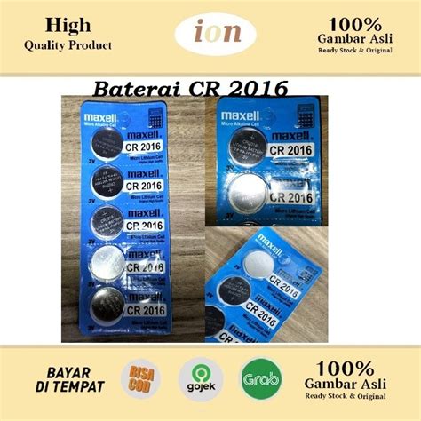 Jual Ion Baterai Maxell Cr Battery Lithium Hijau Cr Batu