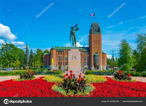 Joensuu Finland July 2022 Municipal Theatre Joensuu Finland – Stock ...