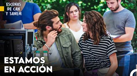 Un Día Ordinario En El Plató Escenas de Can y Sanem YouTube