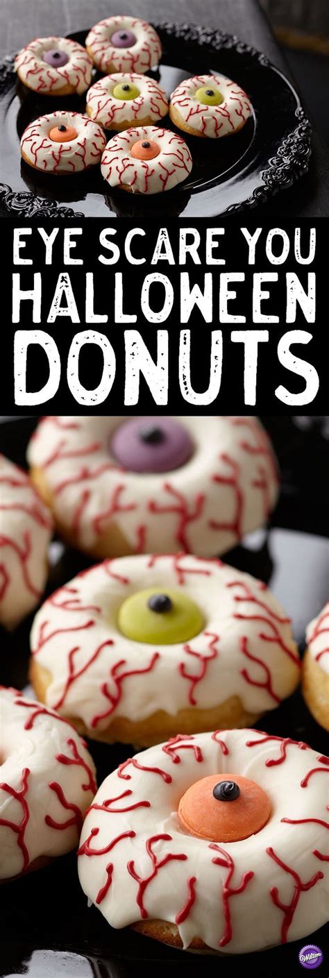 Scary Halloween Donut Recipe Eye Scare You Donuts Recipe