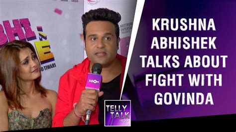 Krushna Abhishek Explains FIGHT With Uncle Govinda