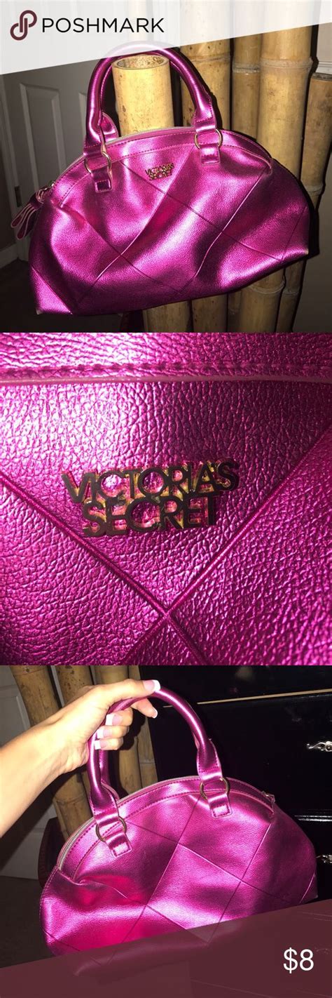 Victorias Secret Small Purse Pink And Gold