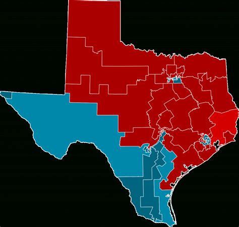 Texas State Senate Map | Printable Maps