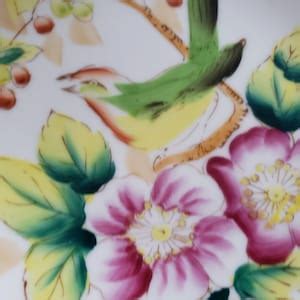 Vintage Collection Of Hand Painted Floral Plates Wall Plate Etsy