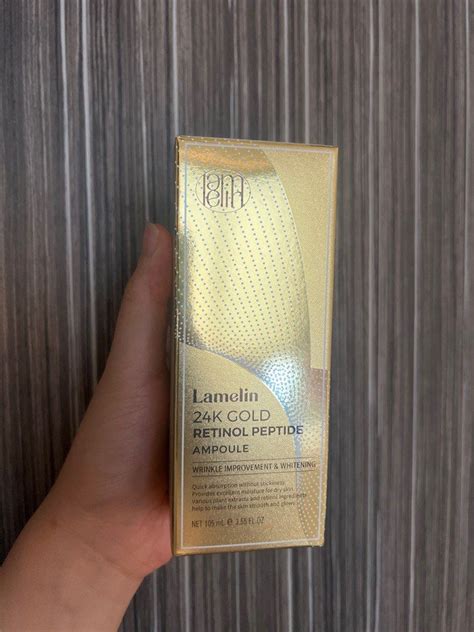 Lamelin 24k Gold Retinol Peptide Ampoule Beauty And Personal Care Face