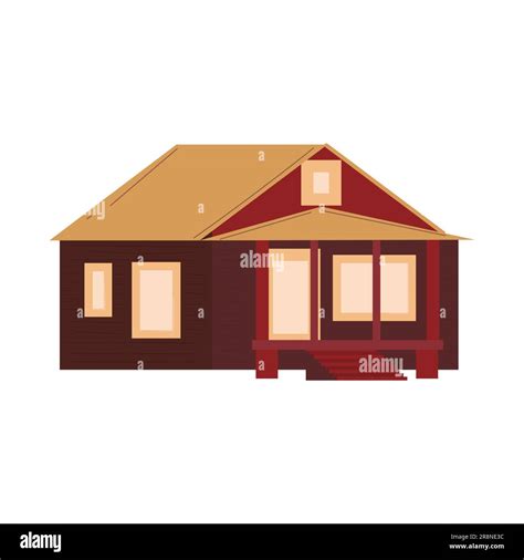 Attic With Windows Stock Vector Images Alamy