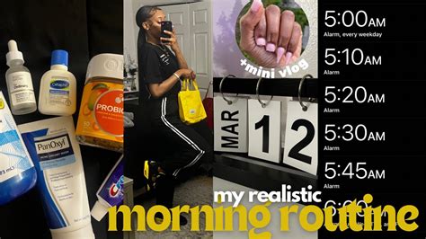 My 5am Morning Routine Realistic Routine Mini Vlog YouTube