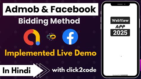 Admob FacebookMeta Bidding Method By Click2code In Hindi YouTube