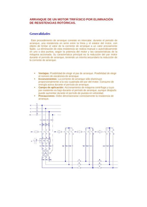 DOCX Arranque de Un Motor Trifásico Por Eliminación de Resistencias