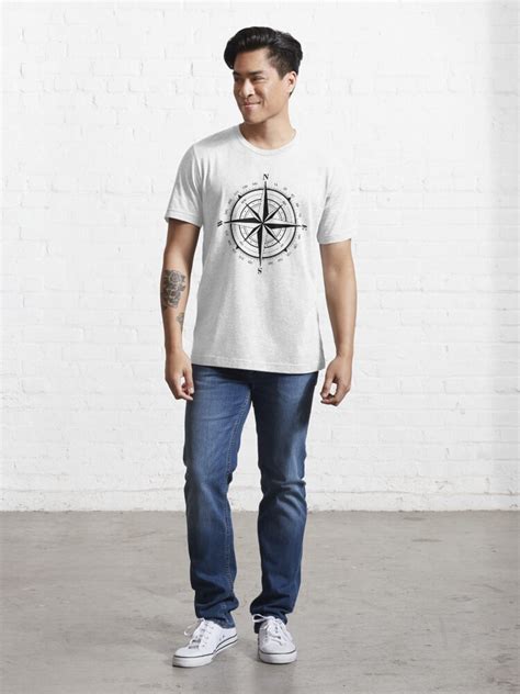 True North Compass Nautical Love T Shirt For Sale By Roughcuterik Redbubble Compass Point