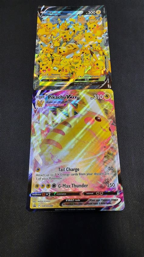 Pikachu Tcg Jumbo Card Pikachu V Union Swsh Pikachu V Max