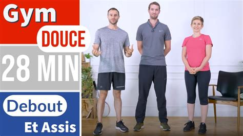 GYM DOUCE SENIOR ASSISE DEBOUT 1 YouTube