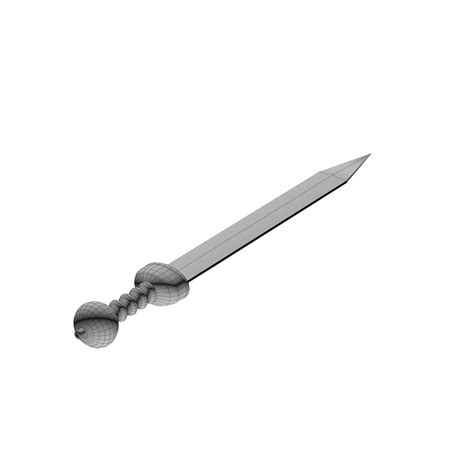 Roman Gladius Sword 3d Model 10 Dae Fbx Ma Max Obj Unknown