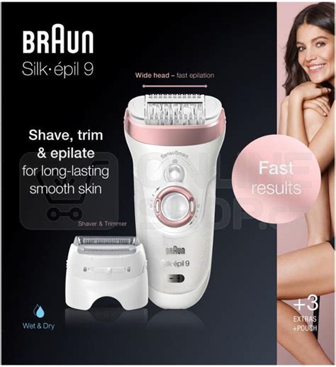 Epilátor Braun Silk-épil SensoSmart 9 9-720, Rose Gold | ONLINESHOP.cz