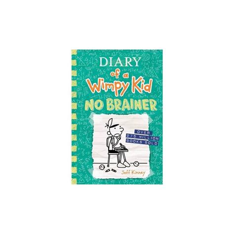 Diary Of A Wimpy Kid Book No Brainer By Jeff Kinney Hardcover