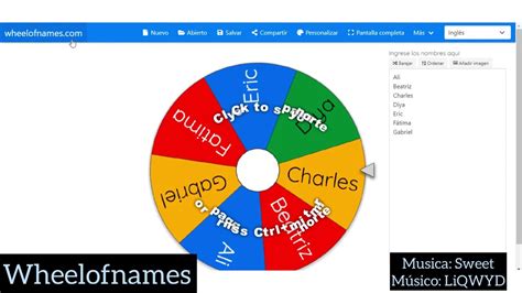 Ruleta interactiva para editar Agrega texto imágenes colores y mucho