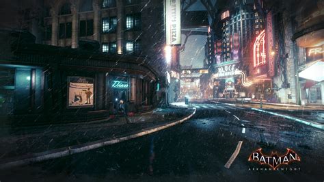 Batman Arkham Knight 4k City Street At Batman Arkham Knight Nexus