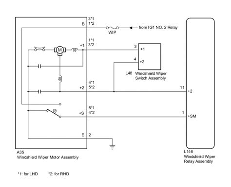 Wiper Motor Control Circuit Diagram