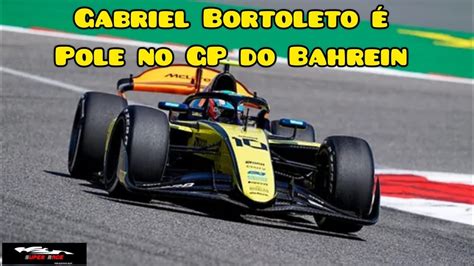 Gabriel Bortoleto é o Pole no Grande Prêmio do Bahrein da Fórmula 2