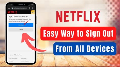 How To Remove Netflix Account From Other Devices YouTube