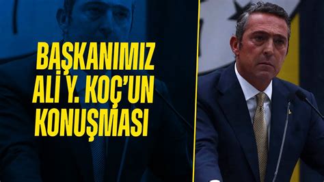 Başkanımız Ali Y Koç un Yüksek Divan Kurulu Konuşması YouTube