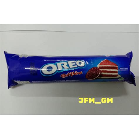 Jual Oreo Red Velvet Biskuit Sandwich Red Velvet 133gr Shopee Indonesia