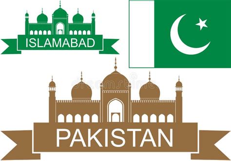 Pakistan stock vector. Illustration of pakistan, monument - 58623280