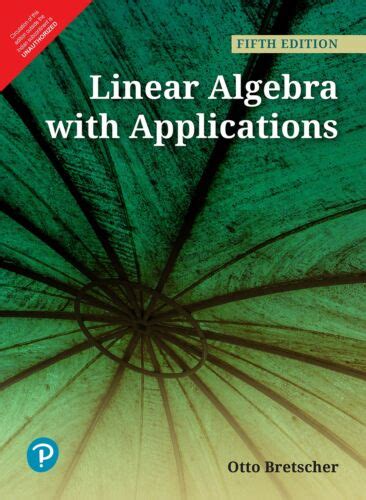 Fast Ship Linear Algebra With Applications Th Edition By Otto