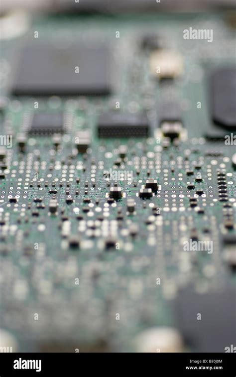 Laptop Circuit Board Mother Board Stock Photo Alamy