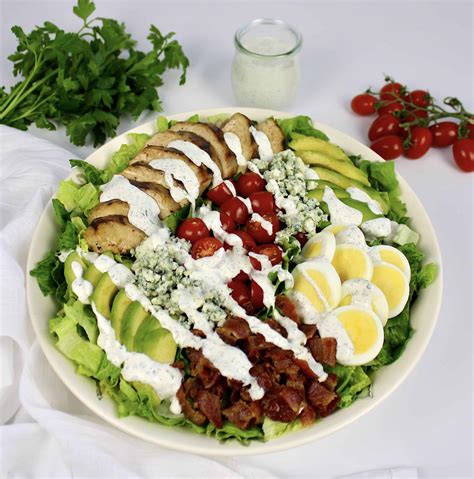 Keto Cobb Salad With Ranch Dressing Keto Cooking Christian