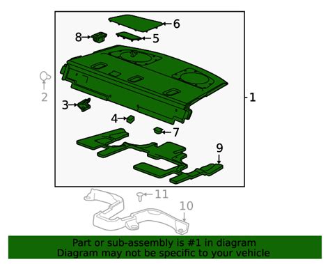 Cadillac Ct Pkg Tray Trim Gmpartsdirect