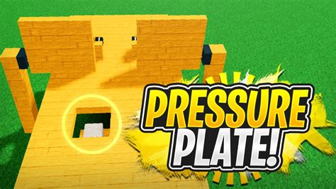 Make A Working Pressure Plate Build A Boat For Treasure Roblox