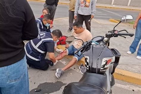 Nuevo Chimbote Motociclista Resulta Herido Tras Ser Arrollado Por Un