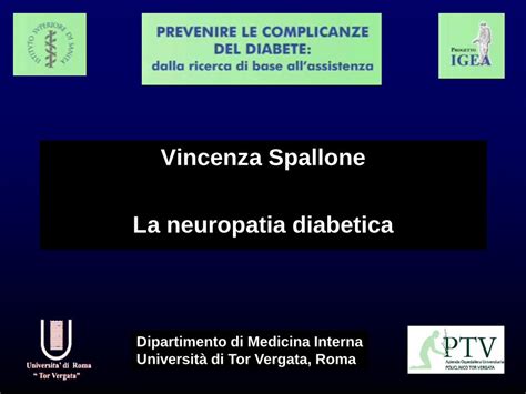 Pdf Vincenza Spallone La Neuropatia Diabetica Epicentro Iss It